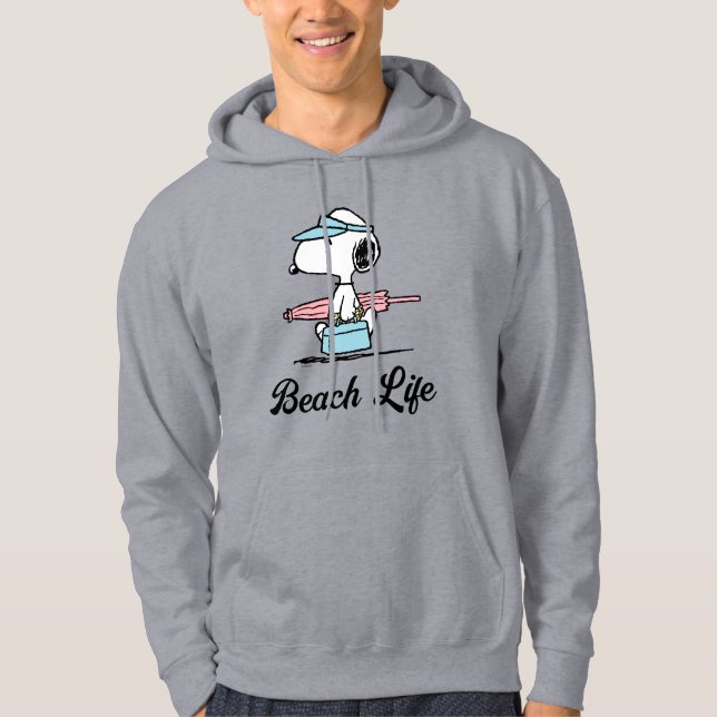 PEANUTS | Beach Bum Snoopy Hoodie (Front)