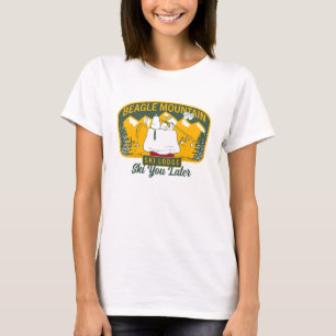 Peanuts   Beagle Mountain Ski Lodge T-Shirt