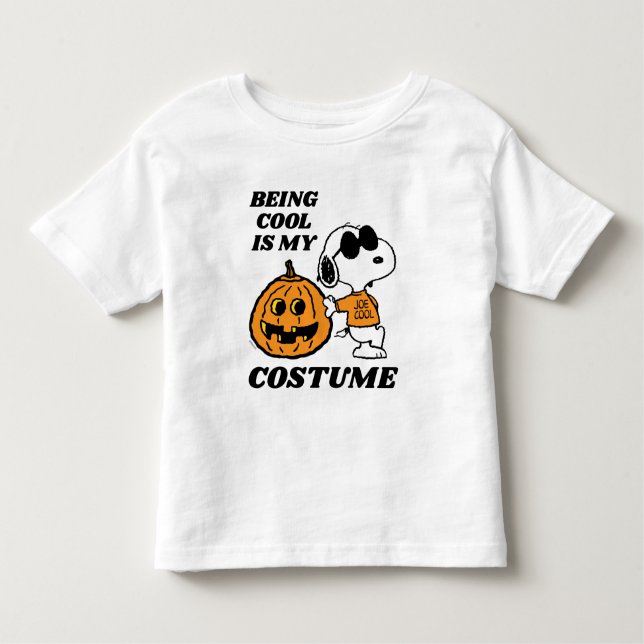 Peanuts | Being Cool Is My Costume Toddler T-Shirt (Front)