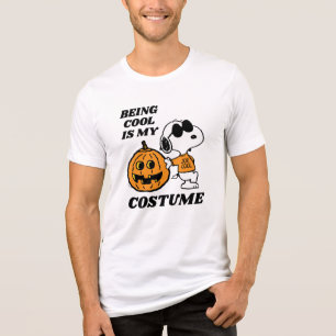 Peanuts Being Cool Is My Costume Tri-Blend Shirt