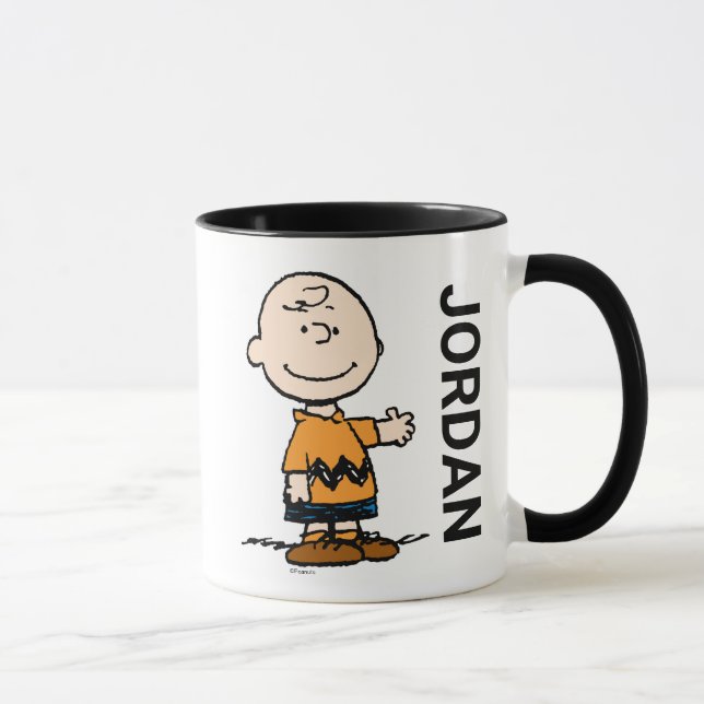 Peanuts | Charlie Brown | Add Your Name Mug (Right)