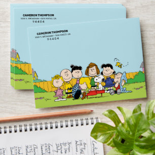 Peanuts   Charlie Brown and Gang Birthday Envelope