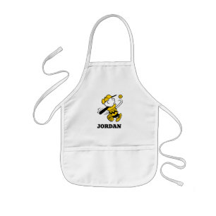 Peanuts   Charlie Brown at Bat Kids Apron