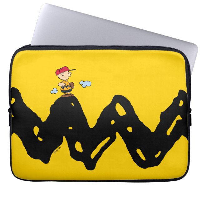 Peanuts | Charlie Brown Baseball Laptop Sleeve (Front)