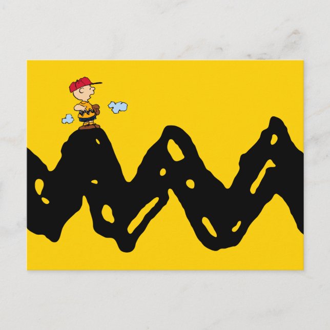 Peanuts | Charlie Brown Baseball Postcard (Front)
