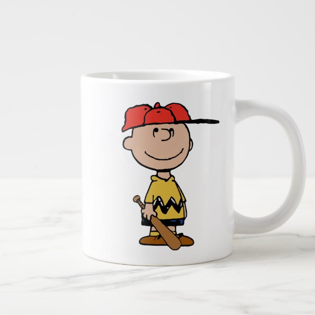Peanuts | Charlie Brown Baseball Smile Large Coffee Mug (Right)