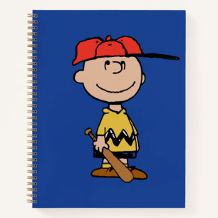 Peanuts   Charlie Brown Baseball Smile Notebook