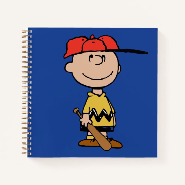Peanuts | Charlie Brown Baseball Smile Notebook (Front)