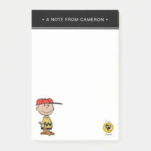 Peanuts   Charlie Brown Baseball Smile Post-it Notes