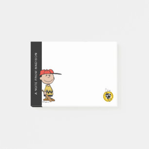 Peanuts   Charlie Brown Baseball Smile Post-it Notes