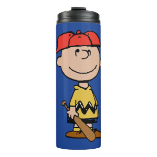 Peanuts   Charlie Brown Baseball Smile Thermal Tumbler