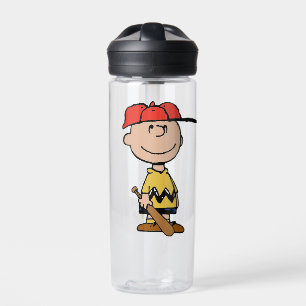 Peanuts Charlie Brown Baseball Smile Water Bottle