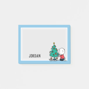Peanuts   Charlie Brown Christmas   Add Your Name Post-it Notes