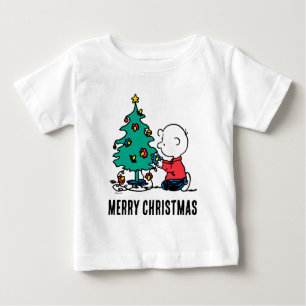 Peanuts   Charlie Brown Christmas Lights Baby T-Shirt