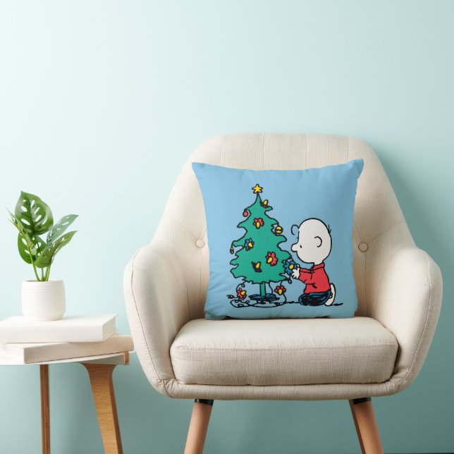 Peanuts | Charlie Brown Christmas Lights Cushion (Chair)