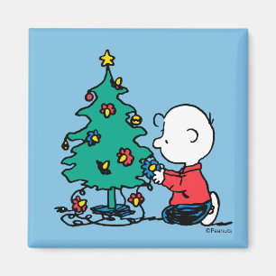 Peanuts Charlie Brown Christmas Lights Magnet