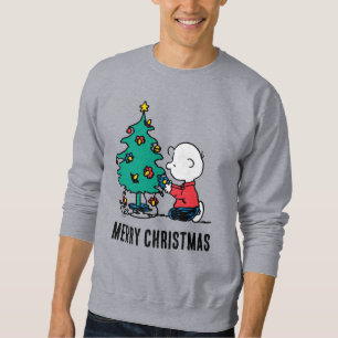 Peanuts   Charlie Brown Christmas Lights Sweatshirt