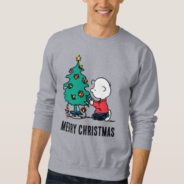 Peanuts | Charlie Brown Christmas Lights Sweatshirt (Front)