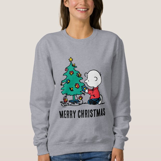 Peanuts | Charlie Brown Christmas Lights Sweatshirt (Front)