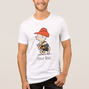 Peanuts Charlie Brown Cowboy Halloween Tri-Blend Shirt