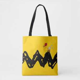 Peanuts Charlie Brown Flying Kite Tote Bag