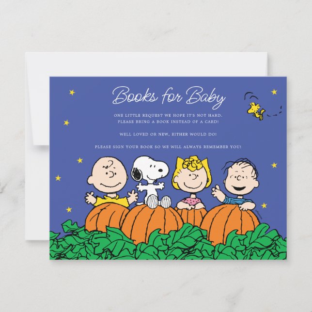 Peanuts | Charlie Brown & Gang Books for Baby Invitation (Front)