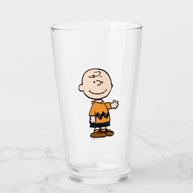 PEANUTS | Charlie Brown Glass (Front)