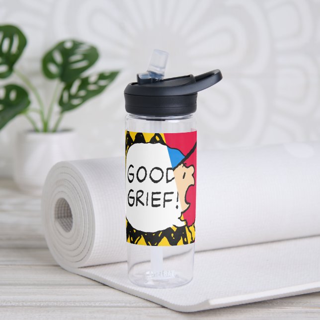 Peanuts | Charlie Brown Good Grief Half & Half Water Bottle (Yoga)