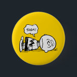 Peanuts | Charlie Brown is Down 6 Cm Round Badge<br><div class="desc">Check out this fun Peanuts design featuring Charlie Brown.</div>