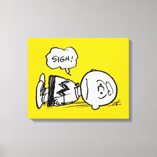 Peanuts Charlie Brown is Down Canvas Print