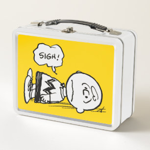 Peanuts   Charlie Brown is Down Metal Lunch Box