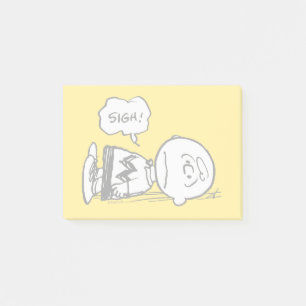 Peanuts   Charlie Brown is Down Post-it Notes