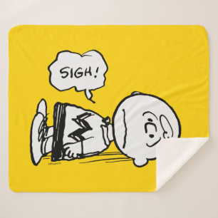 Peanuts   Charlie Brown is Down Sherpa Blanket