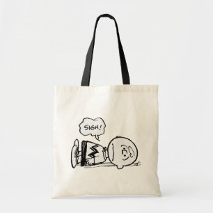 Peanuts   Charlie Brown is Down Tote Bag