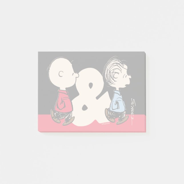 Peanuts | Charlie Brown & Linus Post-it Notes (Front)
