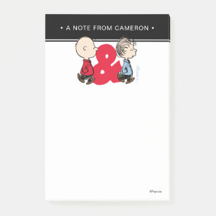 Peanuts   Charlie Brown & Linus Post-it Notes