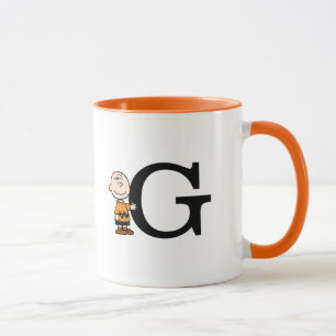 Peanuts   Charlie Brown Monogram G Mug