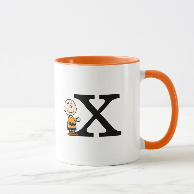 Peanuts | Charlie Brown Monogram X Mug (Right)