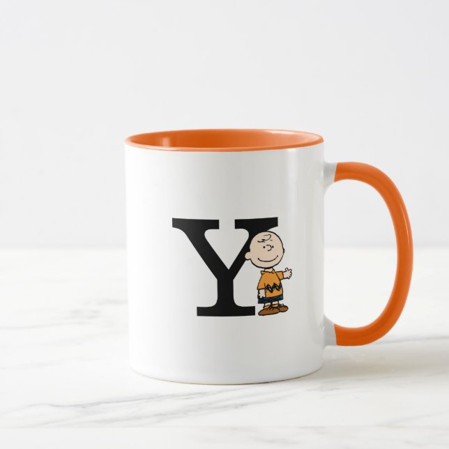 Peanuts | Charlie Brown Monogram Y Mug (Right)