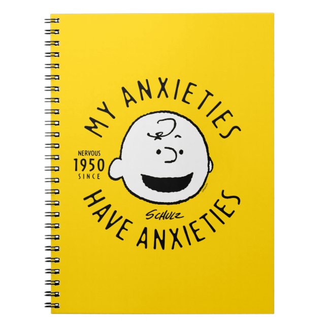 Peanuts | Charlie Brown Nervous Since 1950 Notebook (Front)