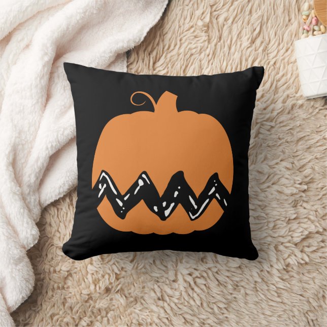 Peanuts | Charlie Brown Orange Pumpkin Cushion (Blanket)