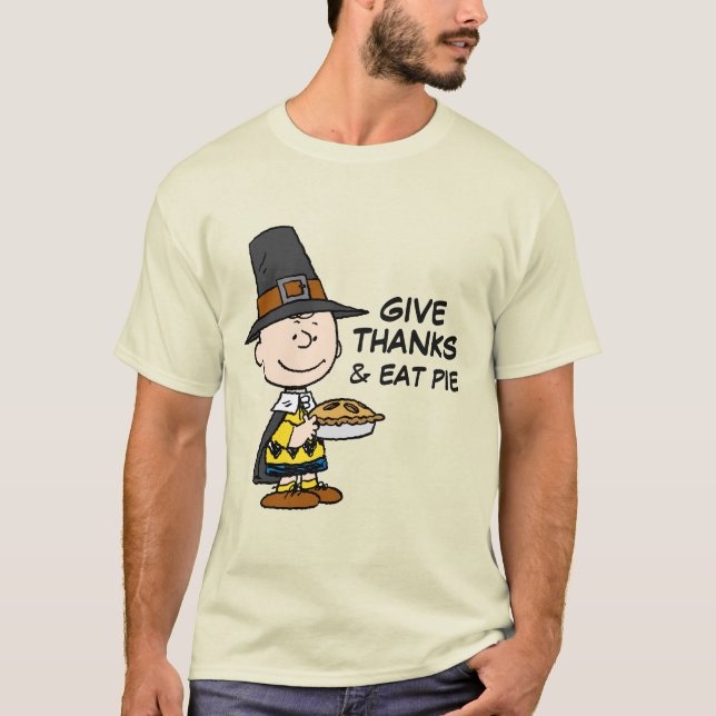 Peanuts | Charlie Brown Pilgrim T-Shirt (Front)