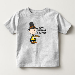 Peanuts   Charlie Brown Pilgrim Toddler T-Shirt