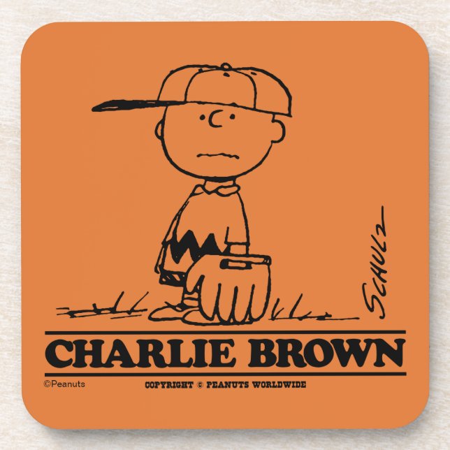 Peanuts | Charlie Brown Playing Ball Coaster (Front)