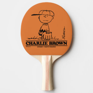 Peanuts   Charlie Brown Playing Ball Ping Pong Paddle