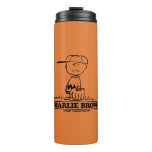 Peanuts   Charlie Brown Playing Ball Thermal Tumbler
