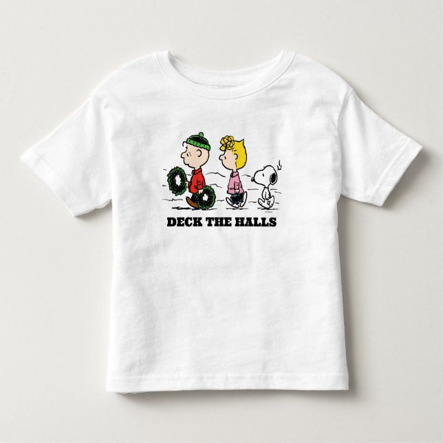 Peanuts | Charlie Brown, Sally & Snoopy Toddler T-Shirt (Front)