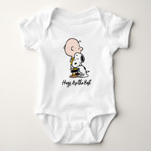 Peanuts   Charlie Brown & Snoopy Hug Baby Bodysuit