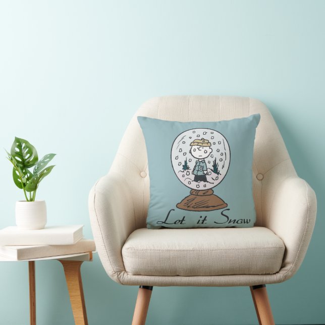 Peanuts | Charlie Brown Snow Globe Cushion (Chair)