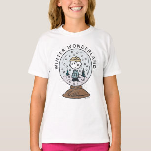 Peanuts   Charlie Brown Snow Globe T-Shirt